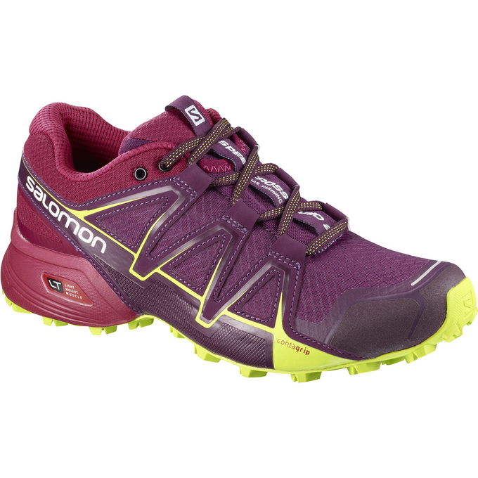 Zapatillas Trail Running Salomon Mujer Burdeos - Salomon Argentina SPEEDCROSS VARIO 2 W ,056728-MPU